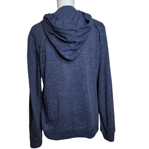 AX Armani Exchange blue zip up hoodie - Picture 2 of 4
